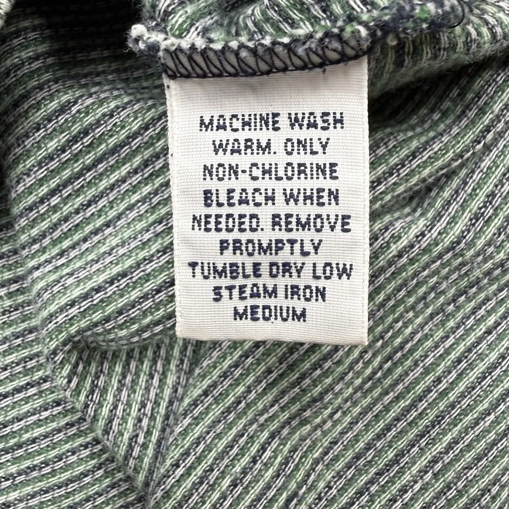 Vintage Ralph Lauren Polo shirt XL Blue Green With pocket